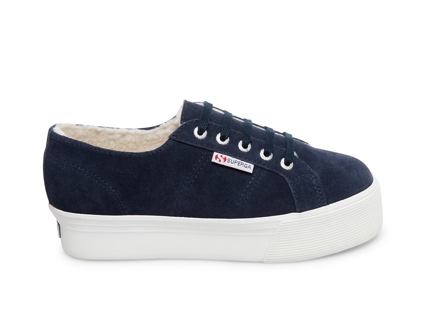 Zapatillas Superga Mujer Azul Marino - 2790 Suehairyfurw - 267543URO